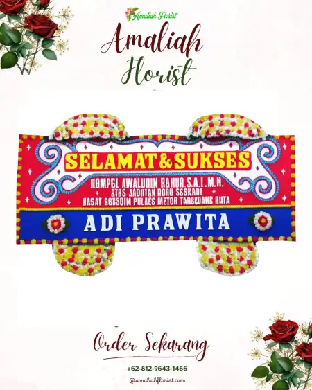 Papan Bunga Ucapan Selamat Sriharjo